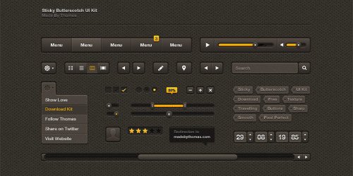 Sticky Butterscotch UI Kit